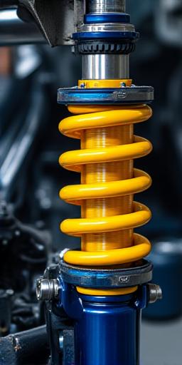 Adjustable high-performance suspension component